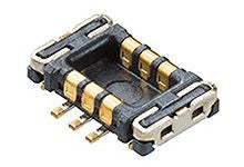 Molex 503552 Series Vertical Surface PCB Header, 6 Contact(s), 0.4 mm Pitch, 2 Row(s), Shrouded [503552-1220]; 505-797
