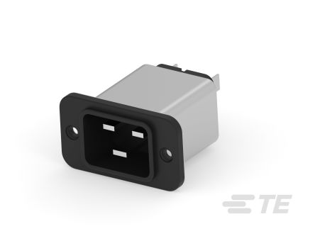 Heavy Duty Power Connector Module, 20A, Male, Corcom Series [5-1609152-1]; 505-854