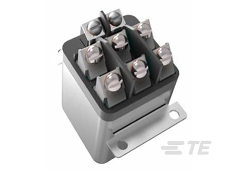 FC-325 Series Electromechanical Interface Relay, Panel Mount, 28V Coil, 3PST, 25A Load [5-1617806-5]; 505-862
