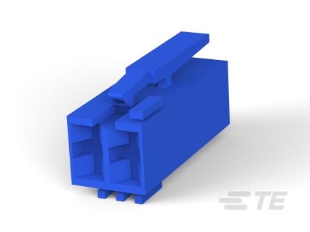 Rast Receptacle Connector Housing, 5mm Pitch, 2 Way, 1 Row [5-1241983-3]; 505-920