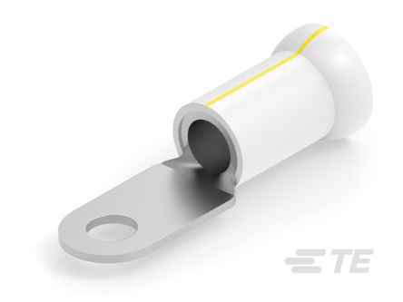 PlastiGrip Insulated Ring Terminal, M6 Stud Size, Yellow [53980-1]; 505-944