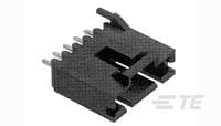TE Connectivity AMPMODU MTE Series Vertical Board PCB Header, 3 Contact(s), 2.54 mm Pitch, 1 Row(s), Shrouded [5-104450-2]; 505-985