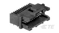 TE Connectivity AMPMODU System 50 Series Right Angle Board PCB Header, 100 Contact(s), 1.27 mm Pitch, 2 Row(s), Shrouded [5-104477-7]; 505-988