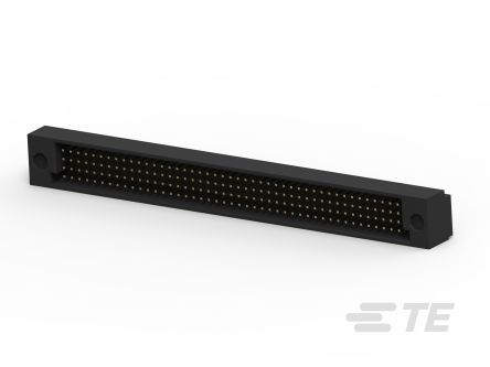 TE Connectivity AMP-HDI Series Vertical PCB PCB Header, 180 Contact(s), 2.54 mm Pitch, 4 Row(s), Shrouded [532436-6]; 506-030