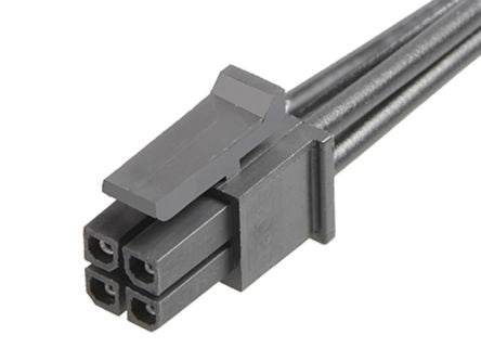 TE Connectivity 4 Way Female Micro-Fit 3.0 Pigtail Wire to Board Cable, 300mm [214756-1042]; 507-636
