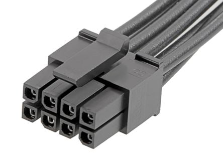 TE Connectivity 214756 Connector Cable Assembly Power Cable, Black Nylon, 150mm [214756-1081]; 507-669