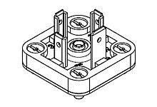 TE Connectivity 121012 DIN 43650 Solenoid Connector, 250 V Voltage [1210120168]; 508-266