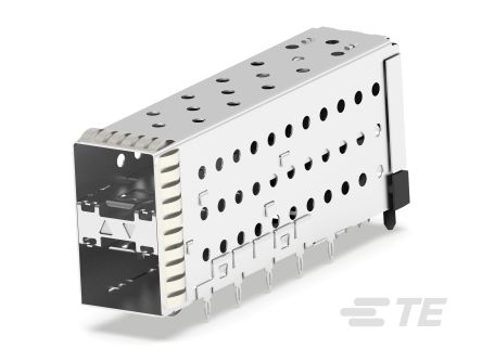 TE Connectivity SFP+ Cage Assembly 2-Port 40-Position, 1-2007492-6 [1-2007492-6]; 508-308
