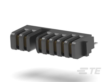 TE Connectivity 1-1827 Series Right Angle Board PCB Header, 7 Contact(s), 2 mm Pitch [1-1827684-2]; 508-342