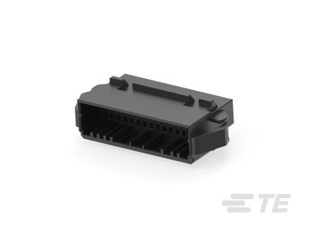 TE Connectivity Dynamic 1000 Series Straight Panel PCB Header, 32 Contact(s), 2 mm Pitch, 2 Row(s), Shrouded [1-1903128-6]; 508-353