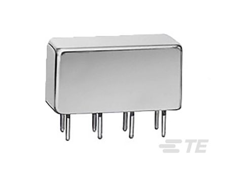 TE Connectivity PCB Mount Signal Relay, 12V dc Coil, 1A Switching Current, DPDT [1-1617109-1]; 508-357