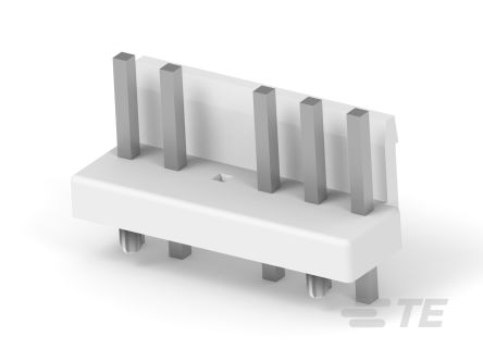 TE Connectivity 1-1744 Series Vertical Board PCB Header, 6 Contact(s), 3.96 mm Pitch, 1 Row(s), Shrouded [1-1744429-6]; 508-448