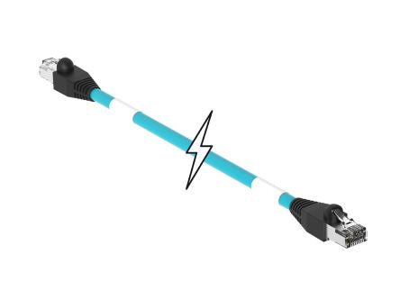 TE Connectivity120108, 5m Cat5e, Green RJ45 to Male RJ45 Male, Unshielded Unshielded, Terminated TPE Sheath [1201080560]; 508-476