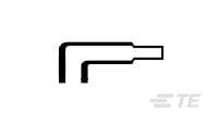 TE Connectivity Cable boot Black, Elastomer Adhesive Lined [806814-000]; 508-892