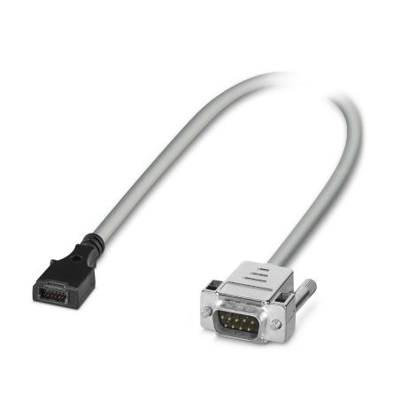 Phoenix Contact to Male D-Sub Cable, 2m PVC [1076342]; 509-640