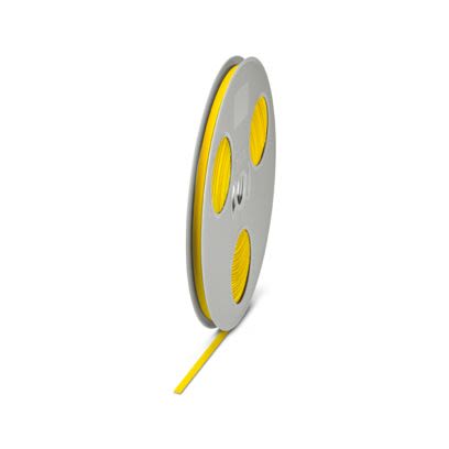 Phoenix Contact Halogen Free Heat Shrink Tubing, Yellow 5mm Sleeve Dia. x 100m Length, 833 Series [0833244]; 509-696