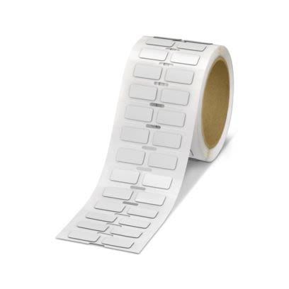 Phoenix Contact EMLP White Label Roll, 27mm Width, 12.5mm Height, 500Per Roll Qty [0804488]; 509-745