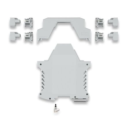 Phoenix Contact ME Series DIN Rail Housing Set for Use with For Mounting On A DIN Rail, 12A [1343024]; 509-761