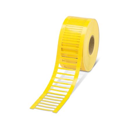 Phoenix Contact WMTS Insert Cable Marker, Yellow, 0.6 → 45mm Cable, for , for THERMOMARK, 1352330 [1352330]; 509-772