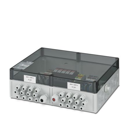 Phoenix Contact SOL-SC Series Polycarbonate Junction Box, IP65, 111 x 361 x 254mm [1356077]; 509-777