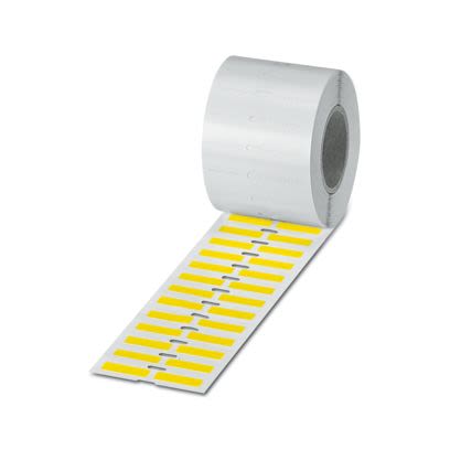 Phoenix Contact 800 on Yellow Label Printer Tape, 8 mm Length, 25 mm Width, 8mm Label Length, 25mm Label Width [0800240]; 509-843