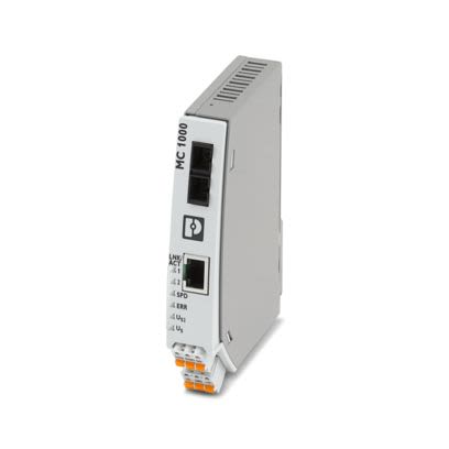Phoenix Contact RJ45 Ethernet Media Converter, Single Mode, 10/100Mbit/s 20km [1330262]; 509-876