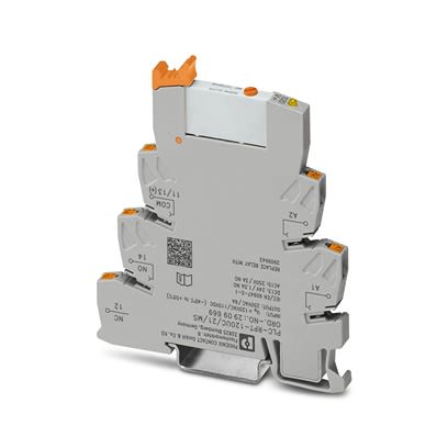 Phoenix Contact PLC-RPT-120UC/21/MS Series Relay for Use with PLC, Voltage, Single Switch Contact, 120 V ac [2909669]; 512-258