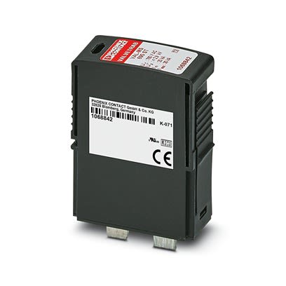 Phoenix Contact, VALVETRAB MS Surge Protection Plug 760 V ac Maximum Voltage Rating 30kA Maximum Surge Current Surge [1068842]; 512-417