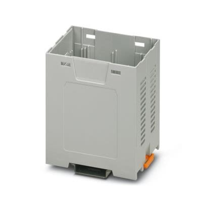 Phoenix Contact DIN Rail Housing Enclosure Type EH Series , 75 x 52.6 x 87.3mm, ABS, Polycarbonate DIN Rail Enclosure [1070996]; 512-425