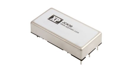 XP Power JCK DC-DC Converter, 5V dc/ 4A Output, 9 → 18 V dc Input, 30W, Through Hole, +75°C Max Temp -40°C Min [JCK3012S05]; 516-816