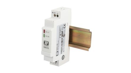 XP Power DDC15 DC-DC Converter, 3.3V dc/ 3.5A Output, 9 → 36 V dc Input, 11.5W, DIN Rail Mount, +70°C Max Temp -40°C [DDC1524S03]; 516-901