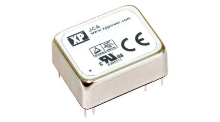 XP Power JCA DC-DC Converter, 12V dc/ 500mA Output, 36 → 75 V dc Input, 1W, Through Hole, +100°C Max Temp -40°C [JCA1024D02]; 516-963