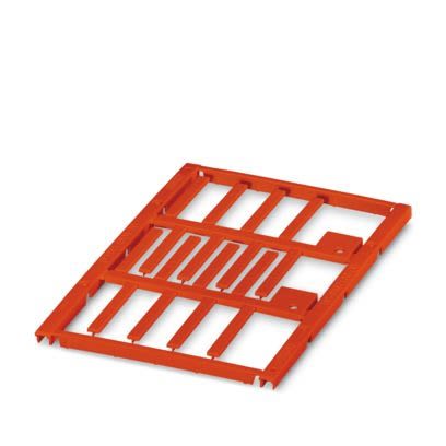Phoenix Contact UC-WMT Insert Cable Marker, Red, Pre-printed "Unlabeled", 1.5 → 14mm Cable, for Conductor And [0821166]; 517-285