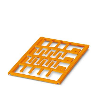 Phoenix Contact UC-WMT Insert Cable Marker, Orange, Pre-printed "Unlabeled", 0.6 → 22mm Cable, for Conductors, [0824079]; 517-288