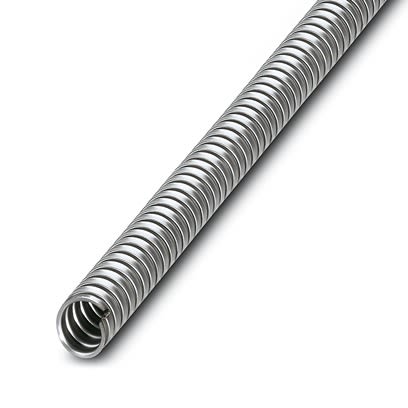 Phoenix Contact 10m Silver Cable Cover in Stainless Steel, 11mm Inside dia. [3240687]; 517-318