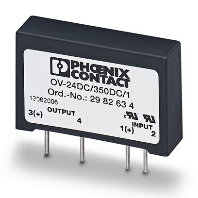 Phoenix Contact 2982 Series Solid State Relay, Direct Mount, 350 Vdc Load [2982634]; 517-333