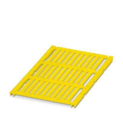 Phoenix Contact UCT-WMT Insert Cable Marker, Yellow, Pre-printed "Unlabeled", 1.5 → 14mm Cable, for Conductors, [0801423]; 517-344