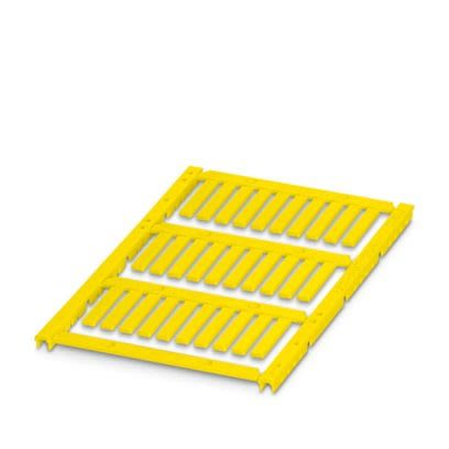 Phoenix Contact UCT-WMT Insert Cable Marker, Yellow, Pre-printed "Unlabeled", 1.5 → 35mm Cable, for Conductor [0801454]; 517-350
