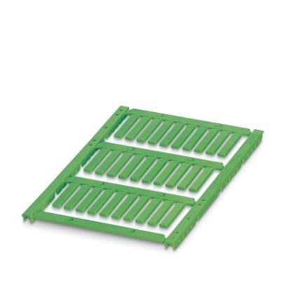 Phoenix Contact UCT-WMT Insert Cable Marker, Green, Pre-printed "Unlabeled", 1.5 → 35mm Cable, for Conductor And [0801457]; 517-351