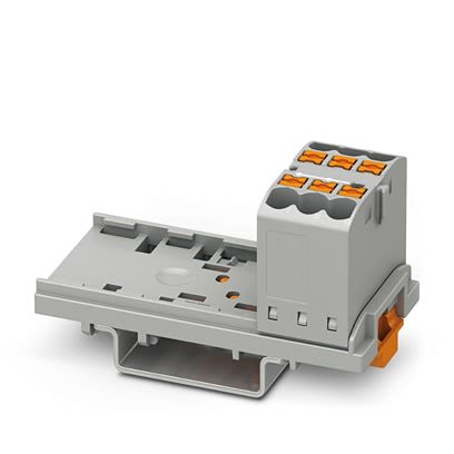 Phoenix Contact Distribution Block, 6 Way, 2.5mm², 22.5A, 440 V, Grey [1221474]; 517-360