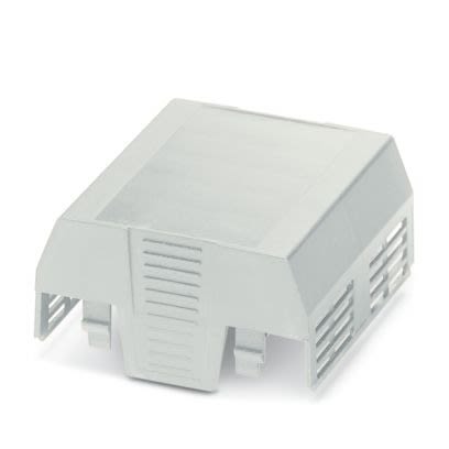 Phoenix Contact Upper Housing Part Enclosure Type 1074 Series , 74.65 x 70.1 x 36.95mm, ABS, Polycarbonate DIN Rail [1074747]; 517-449