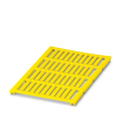 Phoenix Contact UC-WMC Cable Binder Cable Marker, Yellow, Pre-printed "Unlabeled", 1.6 → 2.1mm Cable, for [0827549]; 517-554