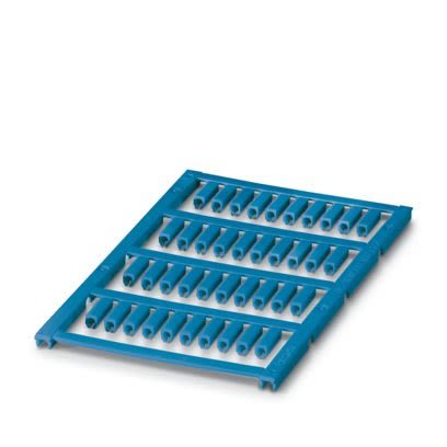 Phoenix Contact UC-WMCO Slide On Cable Marker, Blue, Pre-printed "Unlabeled", 2.1 → 2.9mm Cable, for Conductors, [0827562]; 517-556