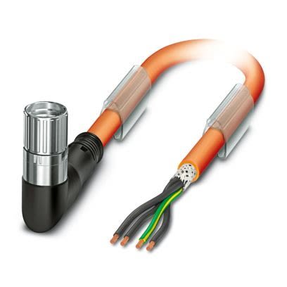 Phoenix Contact KSF Power 4 x 1.5 + 2 x 2 x 0.75 mm² 8 Core Power Cable, Orange Polyurethane PUR, 10m [1620423]; 518-287