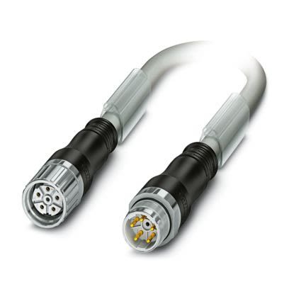 Phoenix Contact Straight Female M23 to Straight Male M23 Sensor Actuator Cable, 10m [1625780]; 518-309