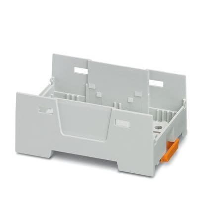 Phoenix Contact DIN Rail Housing Enclosure Type EH Series , 75 x 45.1 x 30.3mm, ABS, Polycarbonate DIN Rail Enclosure [1074969]; 518-426