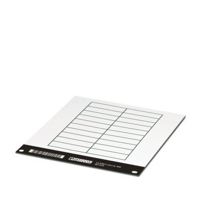 Phoenix Contact LS-EMLP Adhesive Marking Foil, White, Pre-printed "Unlabeled", for Devices In The Control Cabinet, [0831696]; 518-506