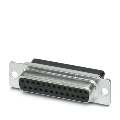 Phoenix Contact VS 25 Way Screw Mount D-sub Connector Contact Socket, with Screw [1689967]; 518-698