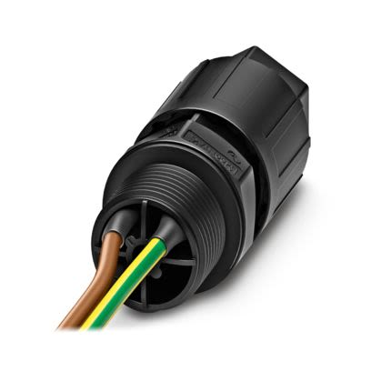 Phoenix Contact Panel Feed Through, 3 Way, 17.5A, Male, QPD W 2PE1, Front Mount, 690 V [1414688]; 519-269