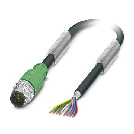Phoenix Contact Straight 8 way M12 to Sensor Actuator Cable, 20m [1570157]; 519-445